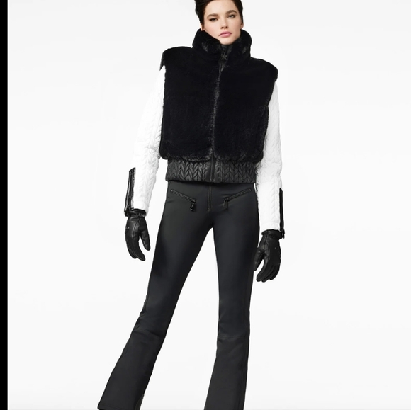 Goldbergh Faux Fur Black Bodywarmer Vest - Picture 7 of 17